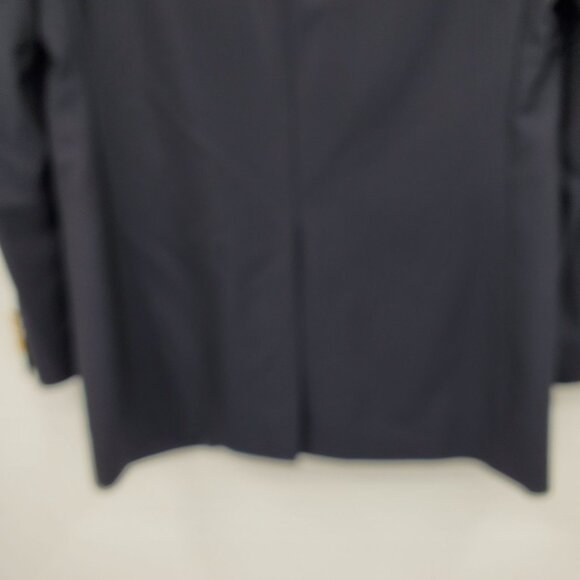 Brooks Brothers 100% Wool Fabric By Loro Piana Navy Blue Blazer Suit Jacket  41 - Picture 15 of 15